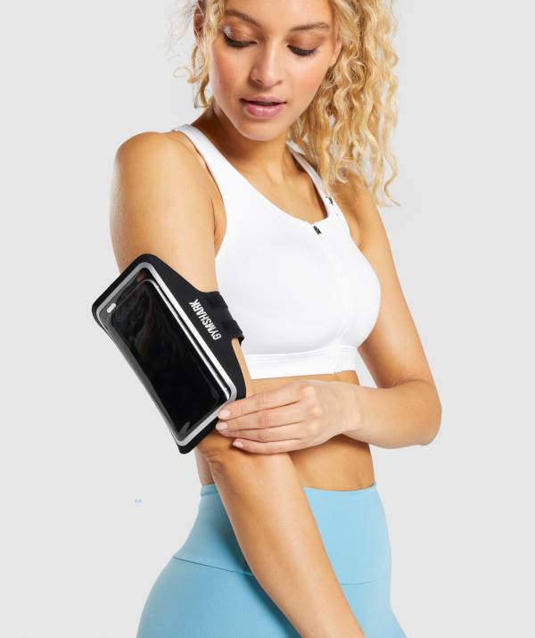 Damske Armband Gymshark Phone Strap Čierne | PF6712935